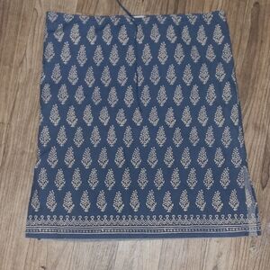 Abercrombie & Fitch Blue Printed Mini Skirt